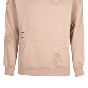 Nouvelle Arrivée Hiver Hommes Sweat à Capuche Effet Vieilli Polaire avec Poche Mélange Coton Haute Qualité Décontracté Vente en Gros 2026 - Product Image 6