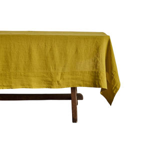 Camino DE MESA DE LINO DE LUJO moderno, color personalizado, suave y elegante para Decoración de mesa de comedor, último producto - Product Image 1