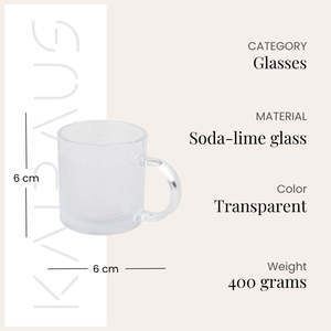 Transparent Textured Glass Tea <b>Cup</b> <b>Set</b> of 2 400ml Tumbler & Coffee Mugs with Infuser Reusable & Food Safe for Weddings & Hotels - Product Image 4