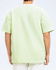 Camiseta de Hombre OEM/ODM 100% Algodón 210gsm, Corte Holgado, Logotipo Personalizado con Serigrafía, Lavable, Ecológica, Transpirable - Product Image 4