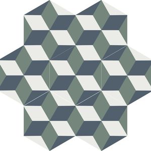 Baldosas de cemento modernas de alta resistencia de 19x19 cm, ideales para pisos exteriores de alto tráfico y paredes decorativas arquitectónicas. - Product Image 1