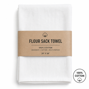 Flour Sack Cloth Wholesale 100% Cotton Custom Printed Quick Dry Eco-Friendly <b>Kitchen</b> Dish Tea Towel - Product Image 1