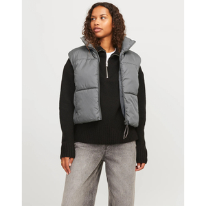 Chaleco de plumón para mujer, chaqueta de invierno para hombre, abrigo unisex personalizado de estilo urbano, chaleco de forro polar Sherpa, a la moda, OEM - Product Image 2