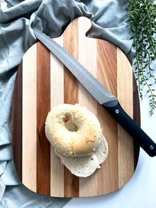 Wooden Pumpkin <b>Shaped</b> Chopping Board With Handle Round Kitchen Cutting <b>Block</b> - Product Image 5