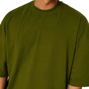 2026 T-Shirt Heavy <b>Weight</b> 100% Cotton <b>Blank</b> Men T-shirt Oversized Tshirt Loose Thick Shirt - Product Image 4