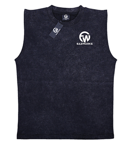 เสื้อยืดออกกำลังกายคอกลมแขนกุดแบบสั่งทำพิเศษ รุ่น EW-MT-1340 สีดำ ผ้าฝ้าย ทรงแอธเลติก สวมใส่สบาย เหมาะสำหรับเล่นกีฬา - Product Image 3