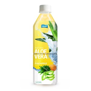 Tan Do Aloe Vera 500ml Bouteille Faible en gras 100% Pur Jus aromatisé Ananas Fruit de la Passion Mangue Noix de Coco 10 Brix à bien mélanger 24 - Product Image 4