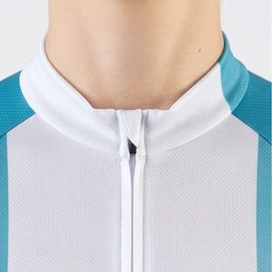 Maillot de cyclisme pour femmes à manches courtes, maillot de cyclisme pour femmes 100% polyester, maillot de cycliste à fermeture éclair pour femmes, maillot de sport pour femmes - Product Image 4