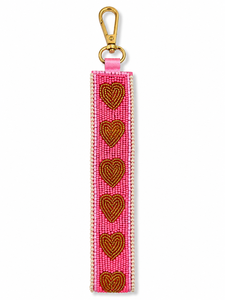 Llavero de Corazón con Cuentas Hecho a Mano Sstringz, Colgante Decorativo de Corazón, Porta Llaves, Adorno Elegante para Mochila, Regalo Promocional Personalizado - Product Image 1