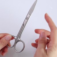Ensemble de ciseaux chirurgicaux DESONS ENTERPRISE en acier inoxydable argenté, instrument médical manuel pour adultes, application hospitalière, doux