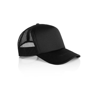 Casquette de camionneur en mousse polyester à profil haut avec logo personnalisable et fermeture à pression réglable, fabriquée en usine au Vietnam, vêtements de haute qualité - Product Image 4