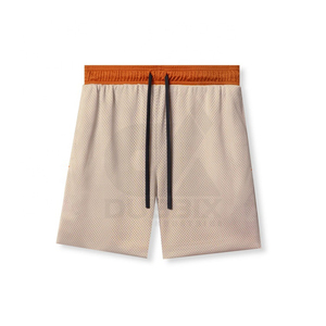 Pantalones Cortos Deportivos para Hombre, con Logotipo Personalizable, Transpirables, 100% Poliéster, Corte Recto, Diseño Variado, OEM - Product Image 1
