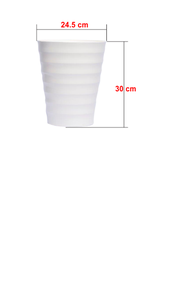 Maceta superventas para decorar el hogar y el jardín, maceta en forma de V con plástico de alta calidad - Product Image 3