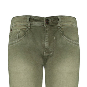 Jean baggy droit personnalisé pour homme – Denim épais délavé de haute qualité, style streetwear, coupe large, couleur mi-sombre - Product Image 4