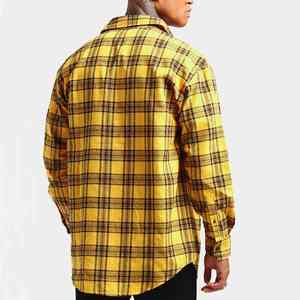 Camisa Clásica de Franela a Cuadros, de Algodón Suave Cepillado, Manga Larga, Casual, con Botones, para Hombre, Ropa de Exterior - Product Image 2