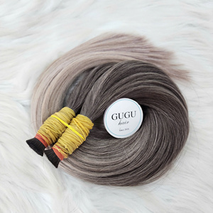 ผมแท้เวียดนาม GUGU HAIR สำหรับถักเปีย น้ำหนัก 100 กรัม แบบเป็นมัด 1 ชิ้น ผมตรงแบบ Bone Straight ไม่ใช่ Remy ผมหนาทั้งเส้น ปลายผมเรียบเนียน ขายส่ง สำหรับผู้หญิงผิวสี 20 - Product Image 2