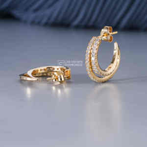 Luxury S925 <b>Silver</b> Round Brilliant Cut Moissanite Cluster <b>Earrings</b> for Women VS EF Quality Multi Stone <b>Wedding</b> Anniversary Gift - Product Image 6