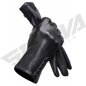 Gants de toilette d'extérieur pour adultes, best-sellers, confortables, en cuir de mouton, couleur personnalisée, unisexe - Product Image 5
