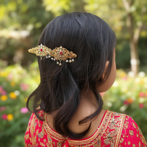 Geometric Animal Gold Plated Hair Clip for Girls Wedding - Product Image 3