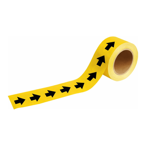 Marqueurs de tuyaux Brady ARROW - Autocollants 1 po x 8 po pour la marquage de la direction des tuyaux à l'intérieur et à l'extérieur - Product Image 3