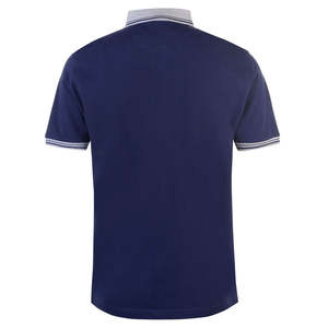 T-shirt de golf personnalisé pour homme à manches courtes, 100 % coton jersey, style été, col carré, 180 g, séchage rapide, anti-plis - Product Image 2