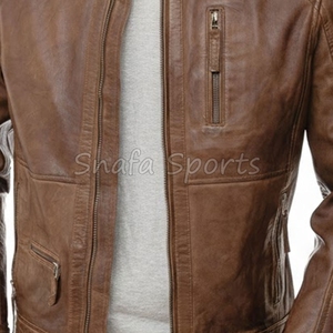 Wholesale <b>Man</b> Leather <b>Jacket</b> Plus Winter Coat <b>Jackets</b> Motorcycle Biker wear Best Leather <b>Jackets</b> in Wholesale Price - Product Image 3