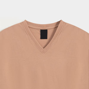 T-shirts pour hommes en coton 100% à manches courtes, style décontracté, dernier design, couleur unie, col rond, style streetwear - Product Image 5