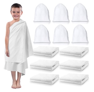 Serviette Ihram 2 pièces personnalisée en coton respirant et anti-rétrécissement pour adultes musulmans, collection printemps, vente en gros, pour Hajj et Omra - Product Image 6