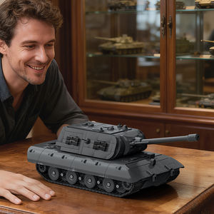 Tanque Pesado E-100, Serie Militar, Bloques de Construcción, Modelo de Ladrillos de Guerra, Juego de Ladrillos de la Segunda Guerra Mundial, Juguetes Creativos para Niños y Adultos, Regalos de Navidad - Product Image 2
