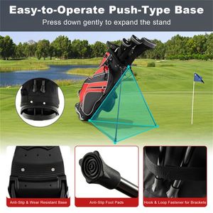 Sac de transport de golf portable et léger en cuir PU, imperméable, pour chariot de golf et clubs, idéal pour les enfants, avec impression de logo personnalisée - Product Image 5