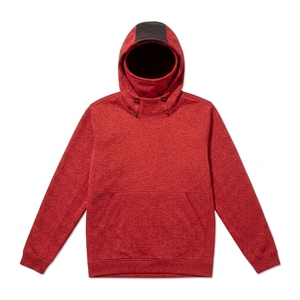 Sweat-shirt à capuche personnalisé en molleton technique haut de gamme à col montant - Product Image 3