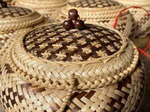 Cesta de bambú natural tejida a mano para arroz glutinoso, forma de calabaza, 6 pulgadas, doble capa, contenedor de alimentos de mimbre, proveedor - Product Image 6