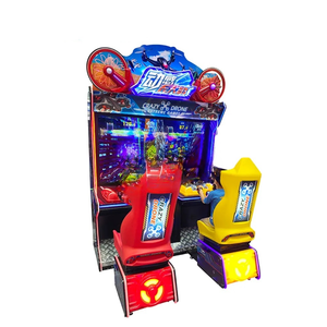 Machine d'arcade de course de drones, simulateur commercial à monnayeur pour 2 joueurs, borne de jeu vidéo avec mouvement dynamique - Product Image 1