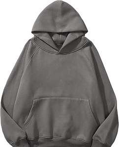 Sudadera con Capucha Unisex Oversize Gris Oscuro con Estampado Personalizado, Manga Larga, Bolsillo Canguro Frontal, Estilo Casual Urbano, Ajuste Holgado para Uso Diario - Product Image 1