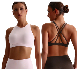 สปอร์ตบราคอสูงรุ่นใหม่ล่าสุด พรีเมียม คุณภาพสูง ระบายอากาศได้ดี กระชับสบาย ยืดหยุ่นได้ ไร้ตะเข็บ นุ่ม ทนทาน - Product Image 1