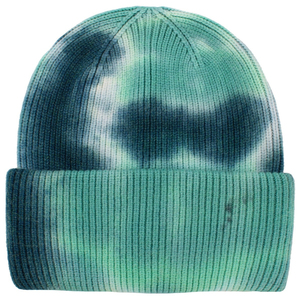 Gorro Unisex de Punto con Diseño Tie-Dye, Gorro de Invierno Informal, 100% Acrílico, Diseño con Puño, para Adultos, Circunferencia de Cabeza 56-58CM - Product Image 1