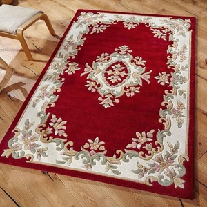 Alfombra de Lana Moderna de Lujo Abusan, 200 x 250 cm, Hecha a Mano, de Pelo Corto, Resistente a las Manchas, Antibacteriana, para Sala de Estar o Oración - Product Image 1
