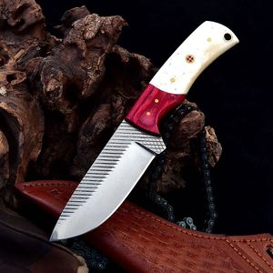 Blue Pakka Wood and <b>Bone</b> <b>Handle</b> Western Style Handmade Cowboy <b>Knife</b> Skinner <b>Knife</b> With Leather Sheath Razor Sharpness Gift <b>Knife</b> - Product Image 4
