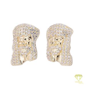 Pendientes de Diamantes Moissanite con Incrustaciones de Plata de Ley 925, Joyería de Lujo Estilo Hip Hop para Hombre - Product Image 2