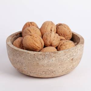 Low Cost Natural Travertine <b>Bowl</b> for Fruit Nuts <b>Snacks</b> Serving Dining Table Centerpiece and Kitchen Counter Decor - Product Image 5