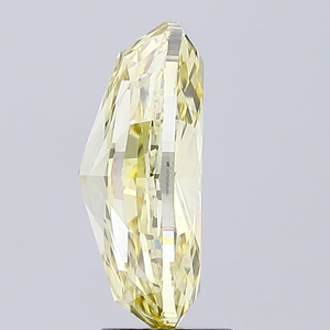 Diamant ovale jaune de 7 carats, coupe brillante, couleur fantaisie rare, diamant brut pour une œuvre maîtresse de haute joaillerie sur mesure - Product Image 4