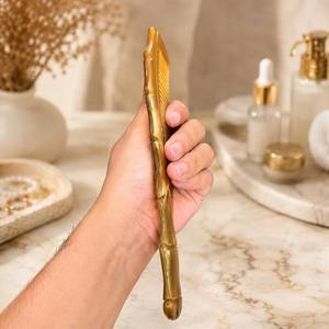 Peine Desenredante de Cuerno de Vaca Premium, Ecológico, de Forma Natural, Moderno, Hecho a Mano, con Dientes Anchos para Cabello Rizado, Grueso y Largo - Product Image 4