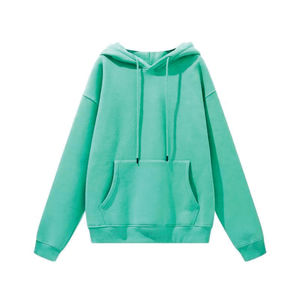 Sudaderas con capucha lisas de alta calidad, gruesas, 100% algodón, con logotipo impreso en relieve, sudaderas con capucha de punto para hombre. - Product Image 3