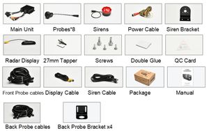 Sistema Profesional de Ayuda para Reversa de Automóviles, Sensor de Radar de Monitoreo de Punto Ciego, Radar de Reversa para Camión - Product Image 6