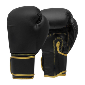 Guantes de Boxeo Personalizados con Logotipo, de Cuero PU, para Entrenamiento, con Cierre de Gancho y Bucle, Agarre de Alta Calidad - Product Image 2