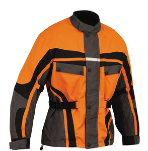 Unisex Leather Motorcycle <b>Jacket</b> with Stand Collar and Zipper Closure Breathable Windproof Winter Wear - Product Image 6