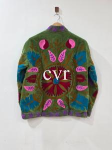 Abrigo de Lujo Hecho a Mano, Chaqueta de Terciopelo Boho con Bordado Suzani, Prenda Exterior Ecológica para Mujer, Chaqueta de Terciopelo Suzani para Invierno, Ideal para Fiestas - Product Image 4