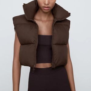 Chaqueta Acolchada de Alta Calidad para Mujer, Modelo 2026, Abrigo Grueso de Invierno, Relleno de Algodón, Cálido y Acolchado, con Logotipo Personalizado OEM - Product Image 3