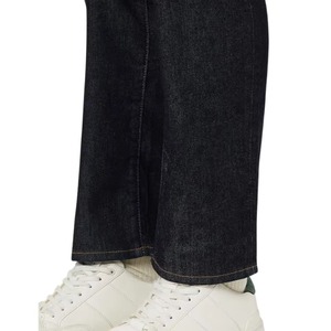 Jean en denim brut selvedge spécial Mattella 21oz, coupe droite vintage japonaise, ligne rouge, pour homme, hiver, délavage foncé - Product Image 3