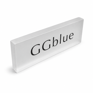 Meilleures ventes - Bloc acrylique transparent de luxe - Parfait pour les vitrines avec impression UV pour l'affichage en magasin - Product Image 1
